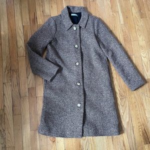 Reformation Herringbone coat, size M